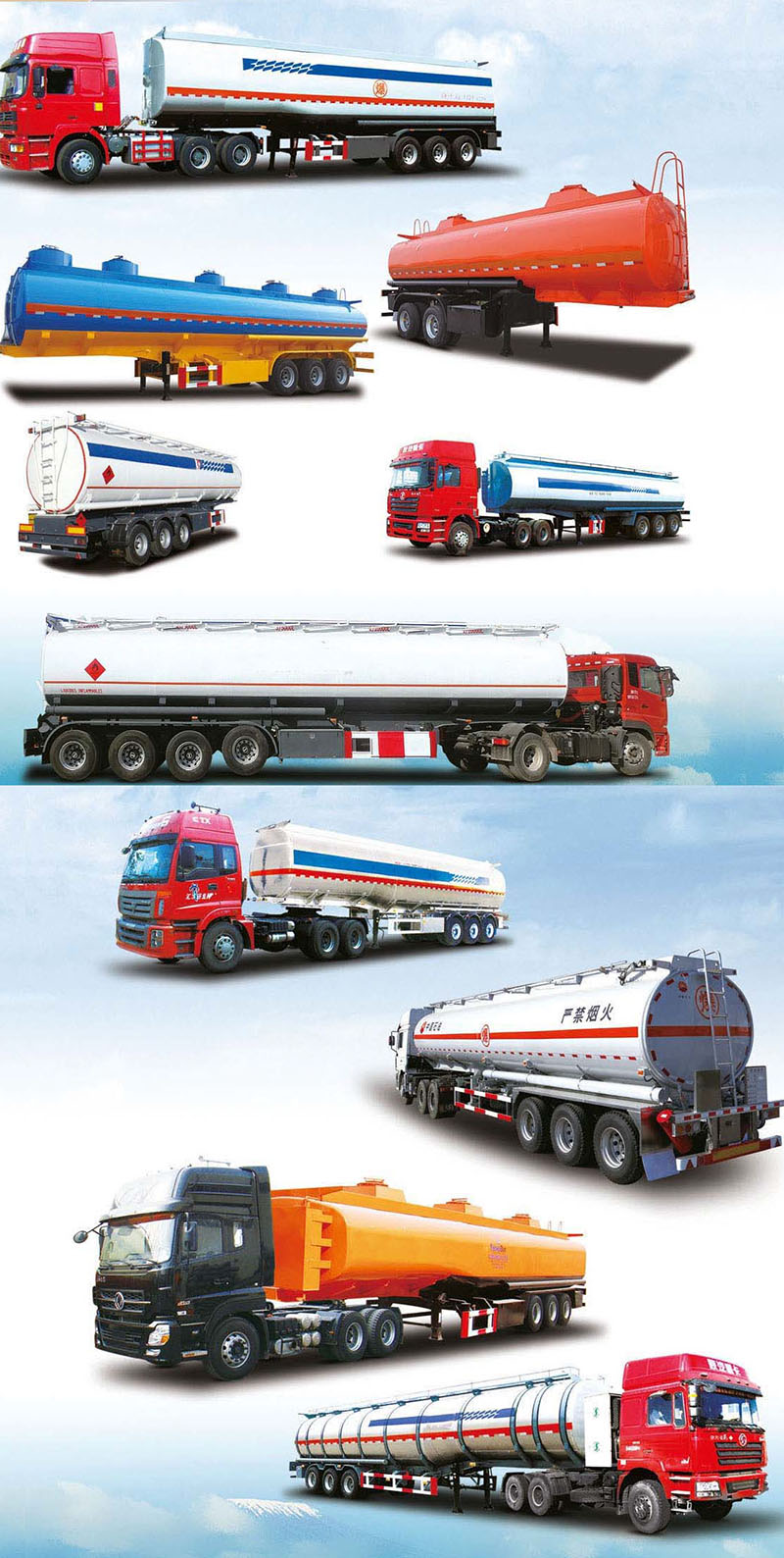 Fuel tank semi trailer Fuel tank semi trailer