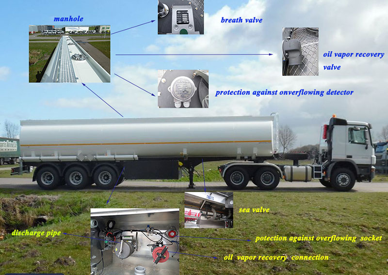Oil tank semi trailer Oil tank semi trailer